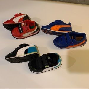 Lot of 3 Puma Baby/ Toddler Shoes